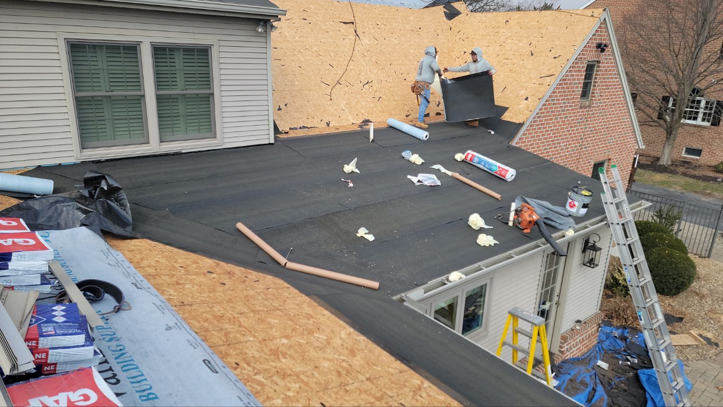 Roof Installation using Gaf Hdz Architectural Shingle - Hickory by Teflon Roofing