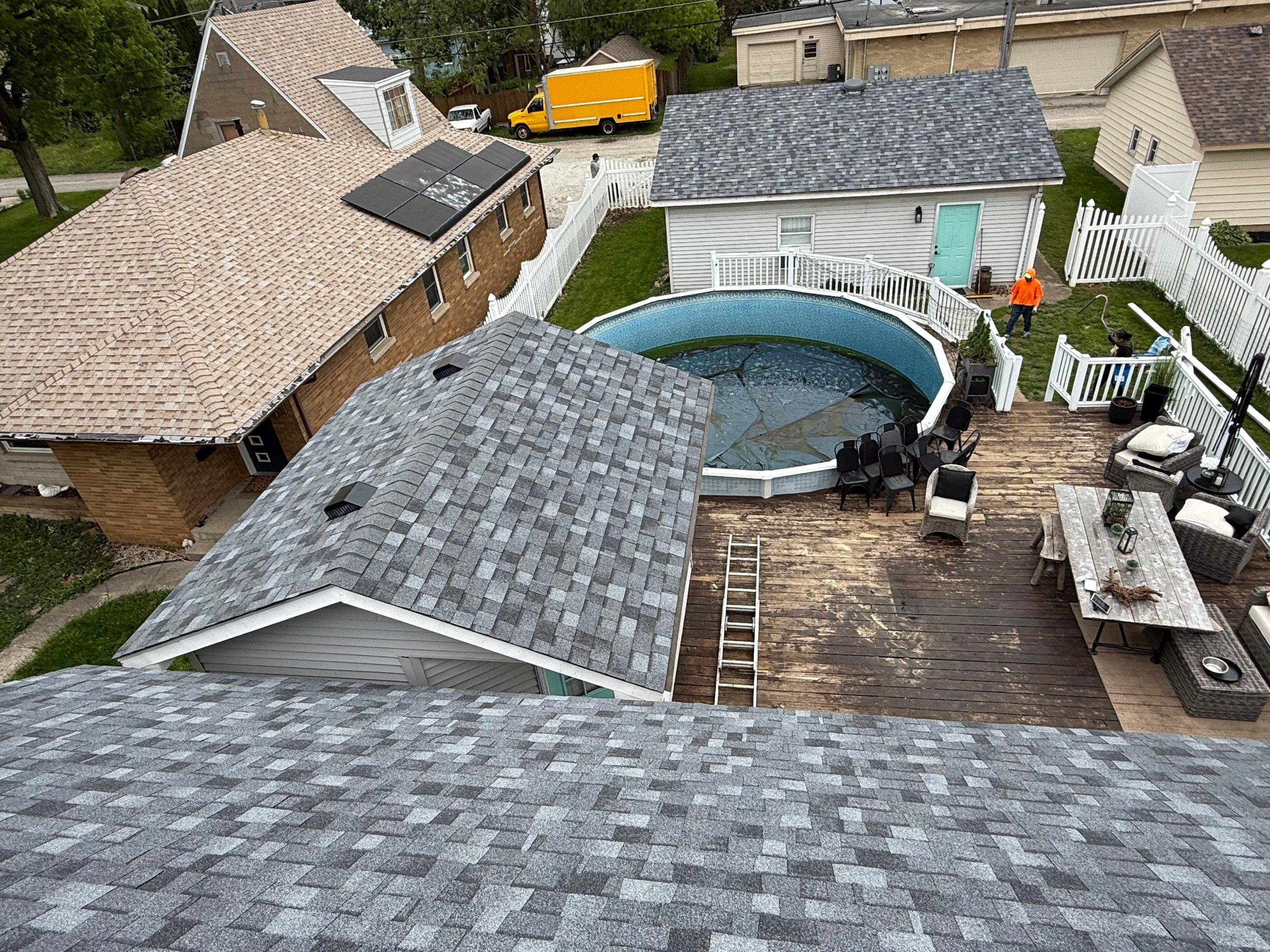 Roof replacement by Optimal Home Improvement 
