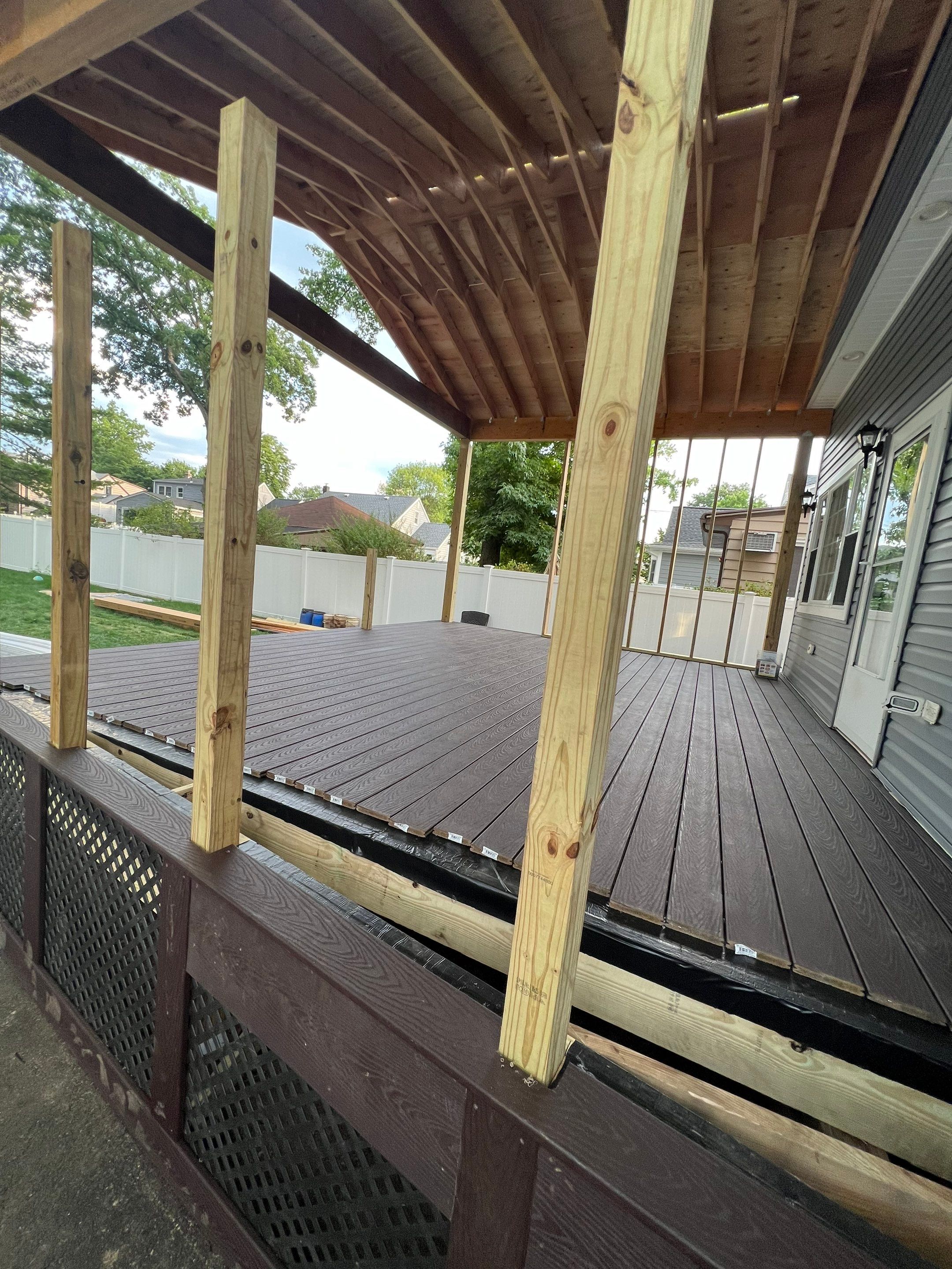 New Deck With Porch by deck guardian