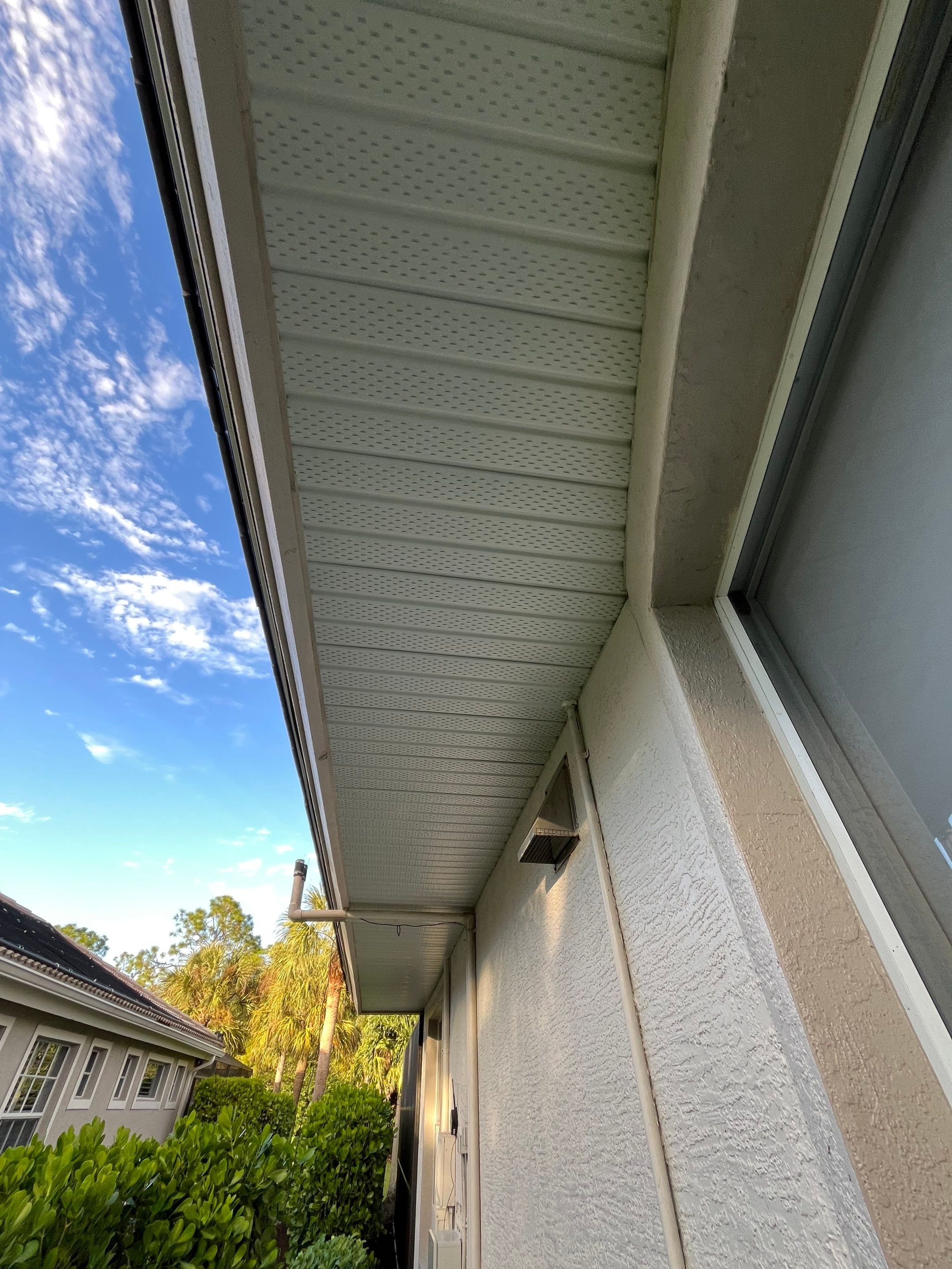 6-inch K-style Gutters with New Splash Guard in Bonita Spring FL by Gutter Professors