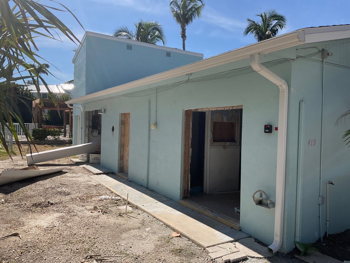 Downspout Installation for Coastal Homes in Sanibel FL by Gutter Professors