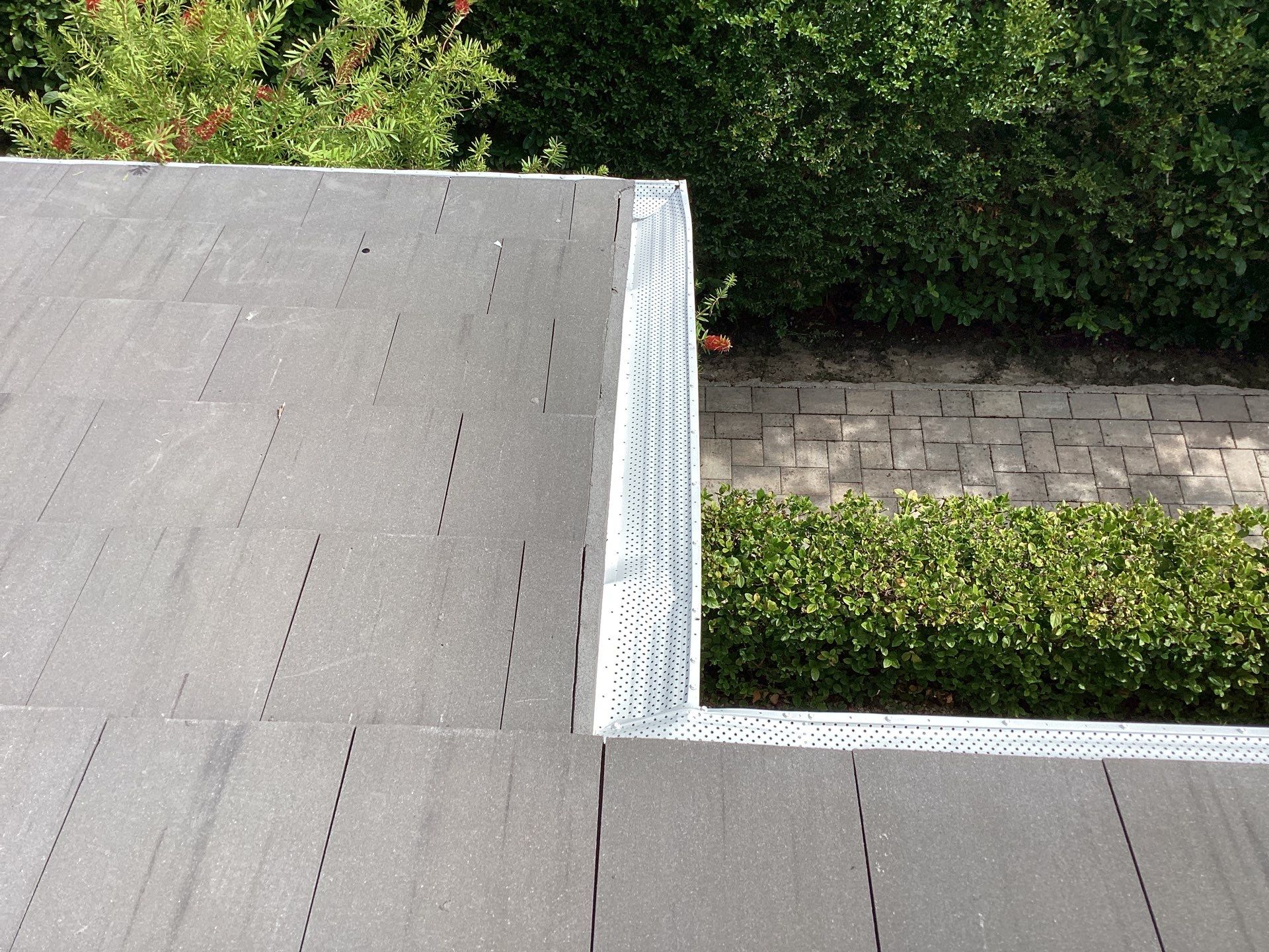 Gutter guard installation for a Sarasota home by Gutter Professors