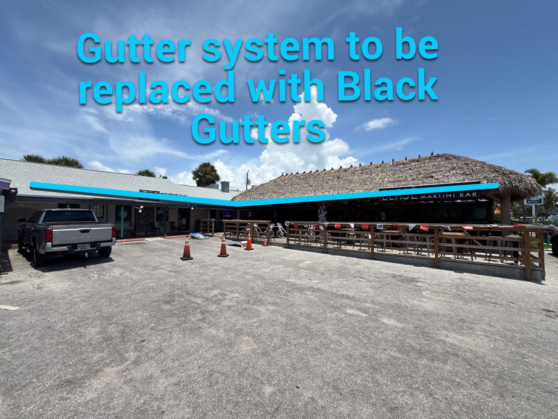 Commercial Replace Gutter in Siesta Key FL by Gutter Professors