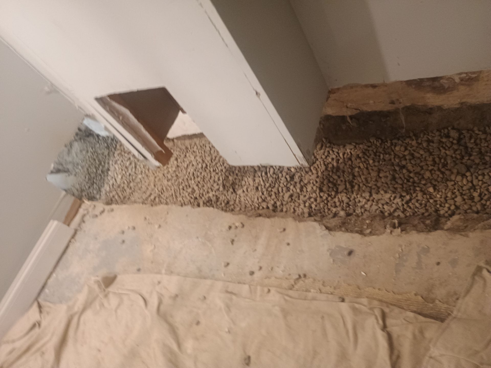 Interior Drain Tile Installation in South Minneapolis by Waterproofing Northeast