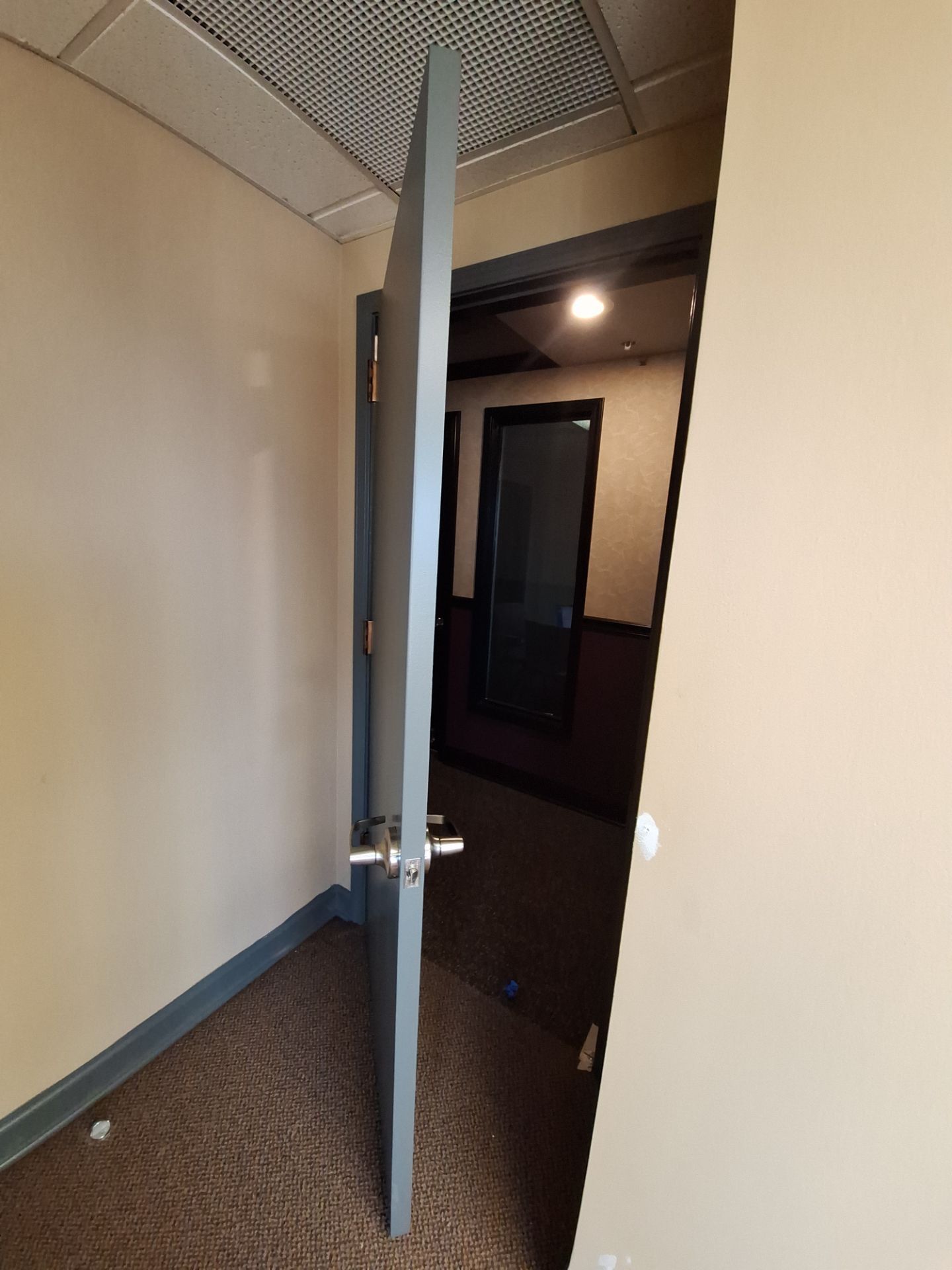 Interior Office Painting & Wall Repair in Downtown Muskegon by Gordon Painting