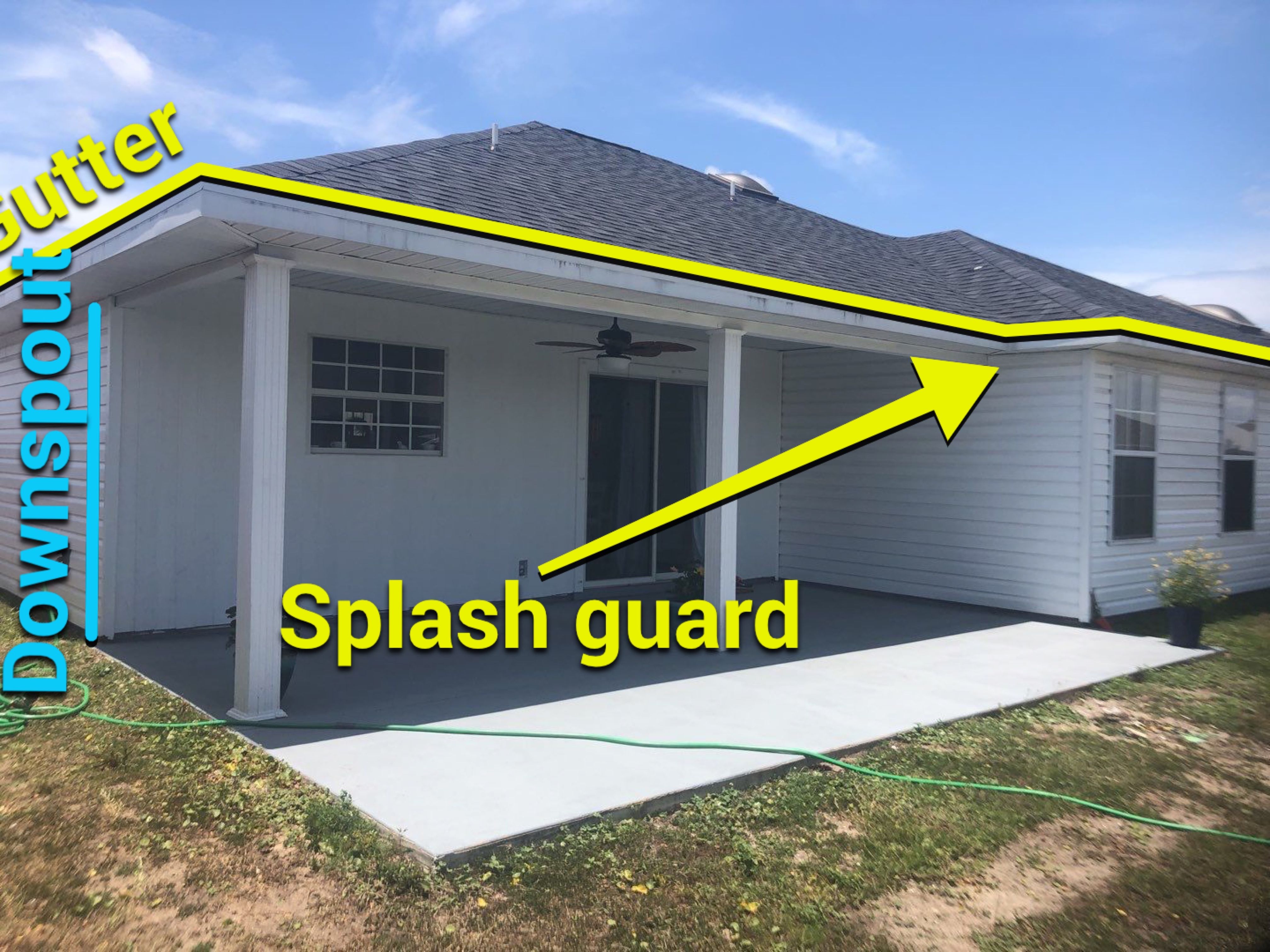 Gutter Installation using K-Style Seamless Gutters by Gutter Professors
