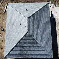 Westlake Plantation Slate Like Smoke Black Antique  by Total Roofing System The Metal Roof Experts