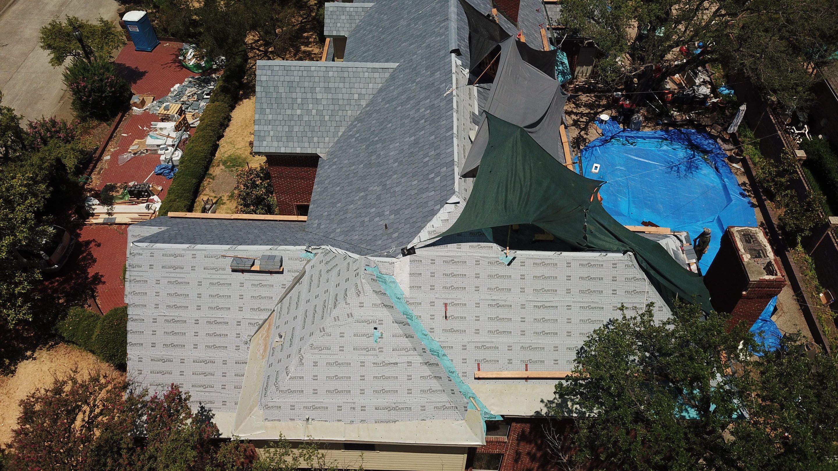 Residential Roofing Installation using Dal-TIle Perennial Slate by Roof Experts
