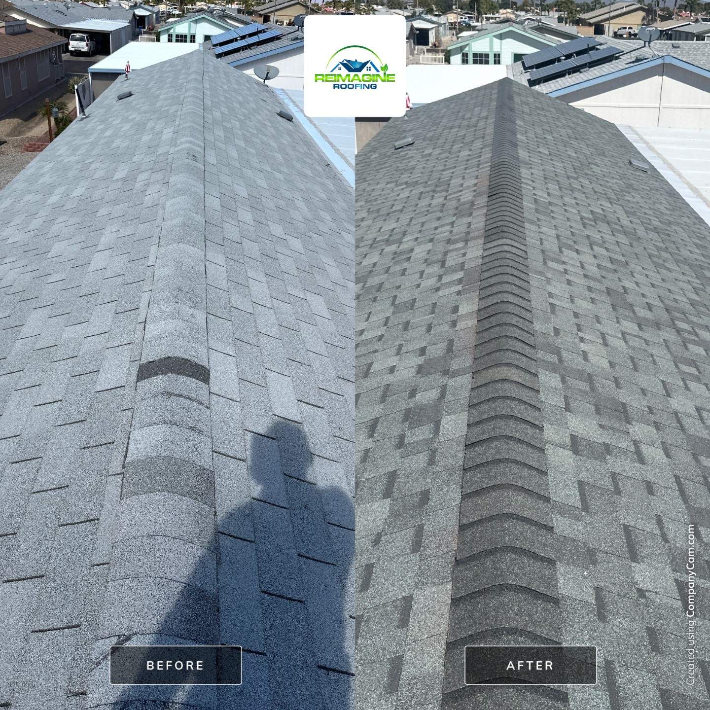 Pewter Gray Shingles by Reimagine Roofing