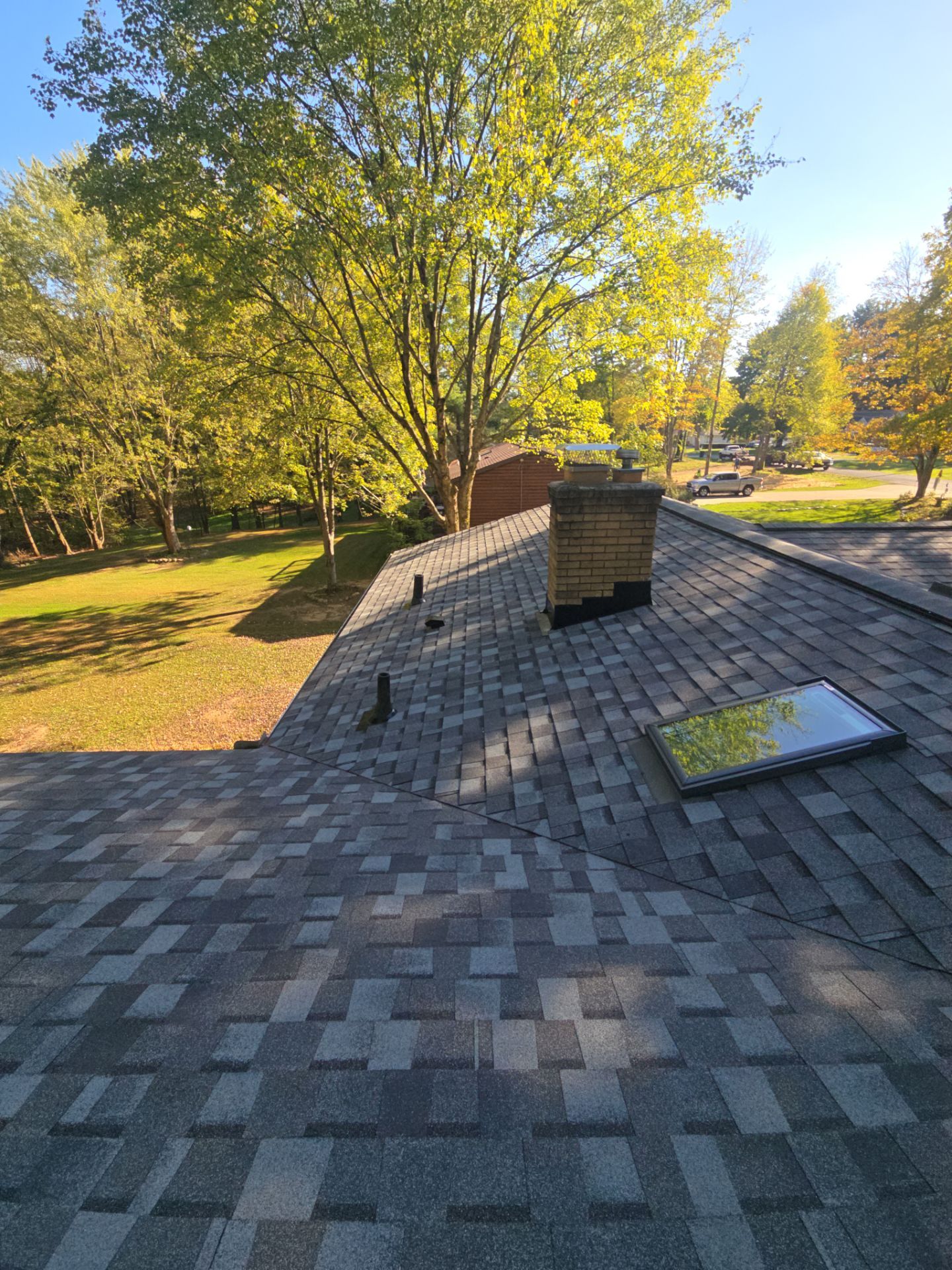 Atlas Pinnacle, Color, Coastal Granite, Drip Edge, Color, Black by Eagle Eye Roofing