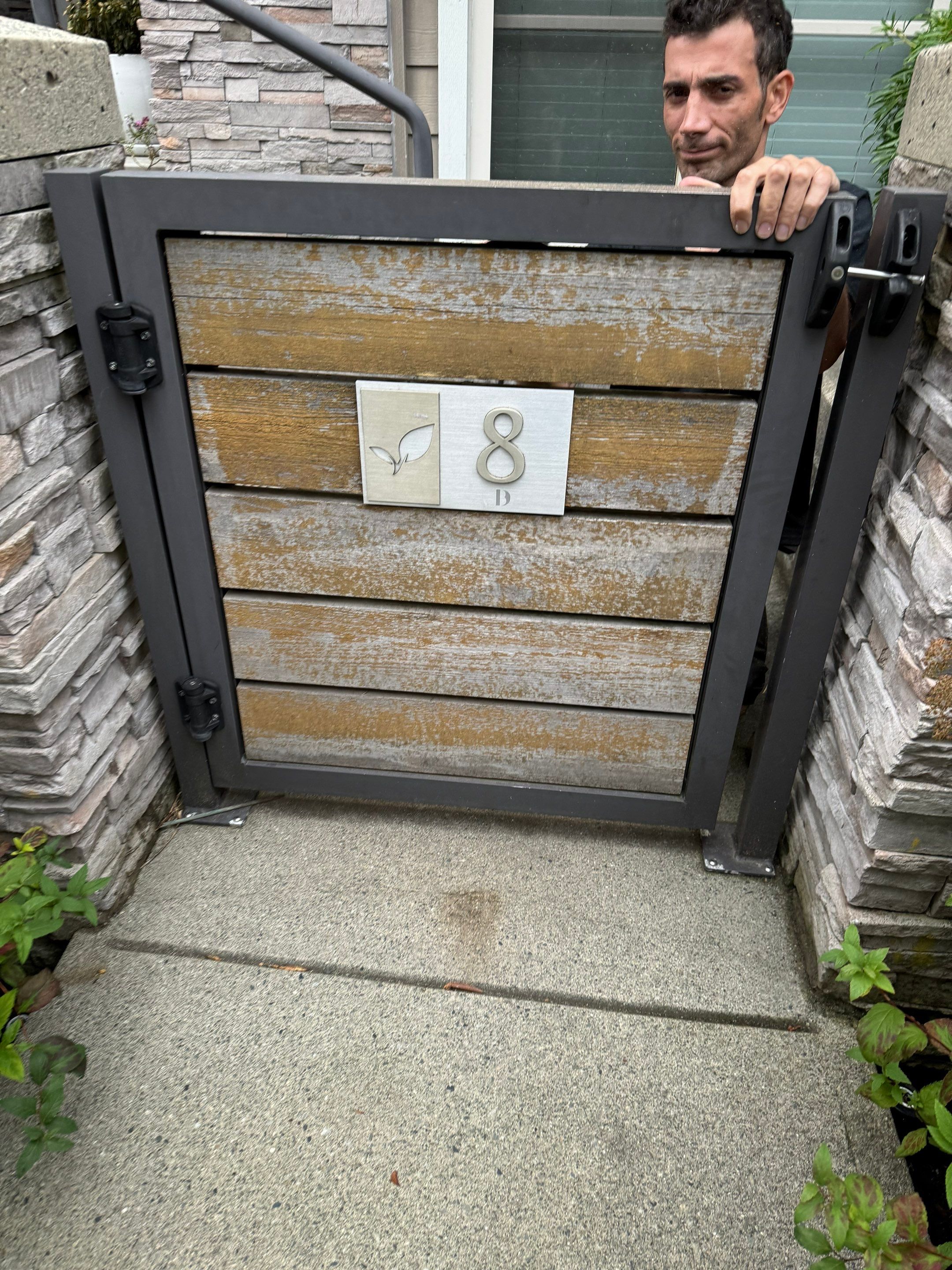 Gate Staining Project by YVR Construction Group