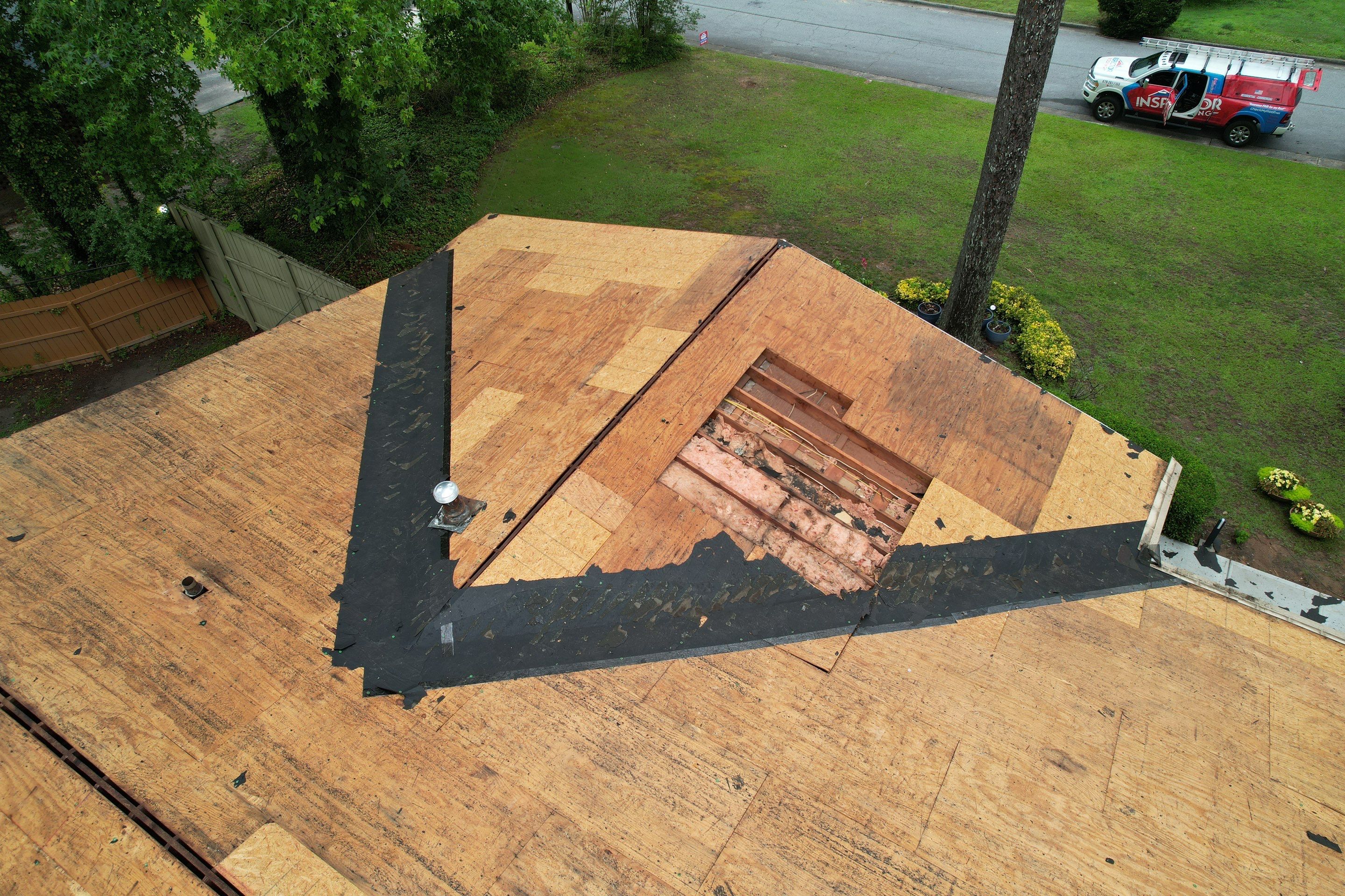 Residential Roofing Installation using Owens Corning by Inspector Roofing and Restoration