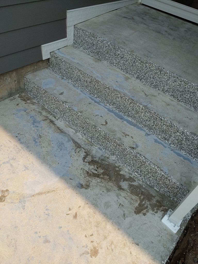 Pool Deck Transformation using Slate Stone by Croc Coatings, LLC