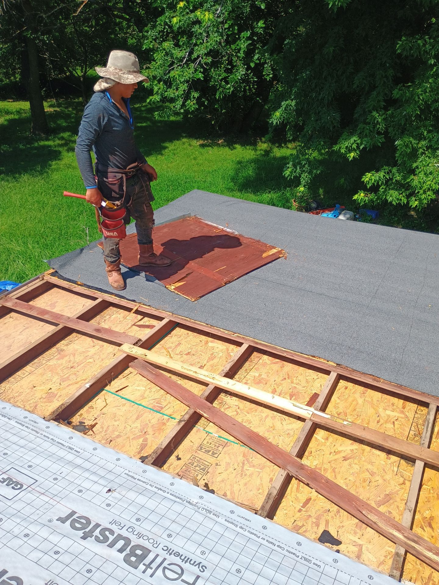 Storm Damage Restoration and Complete Roof Replacement in Pauls Valley by BANA Roofing and Solar Supply