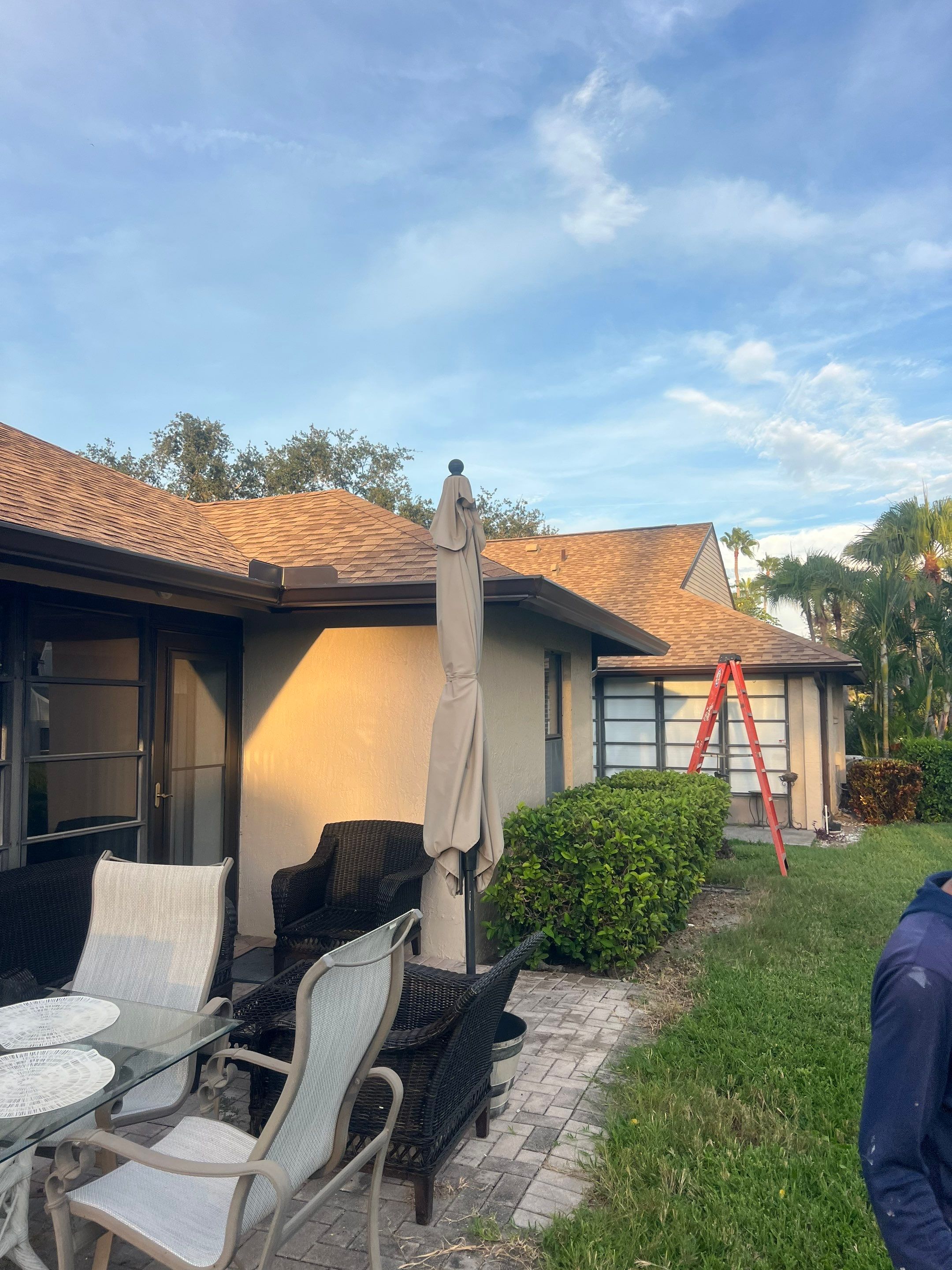 Bronze 6-Inch Seamless Gutters Installation in Bradenton FL by Gutter Professors
