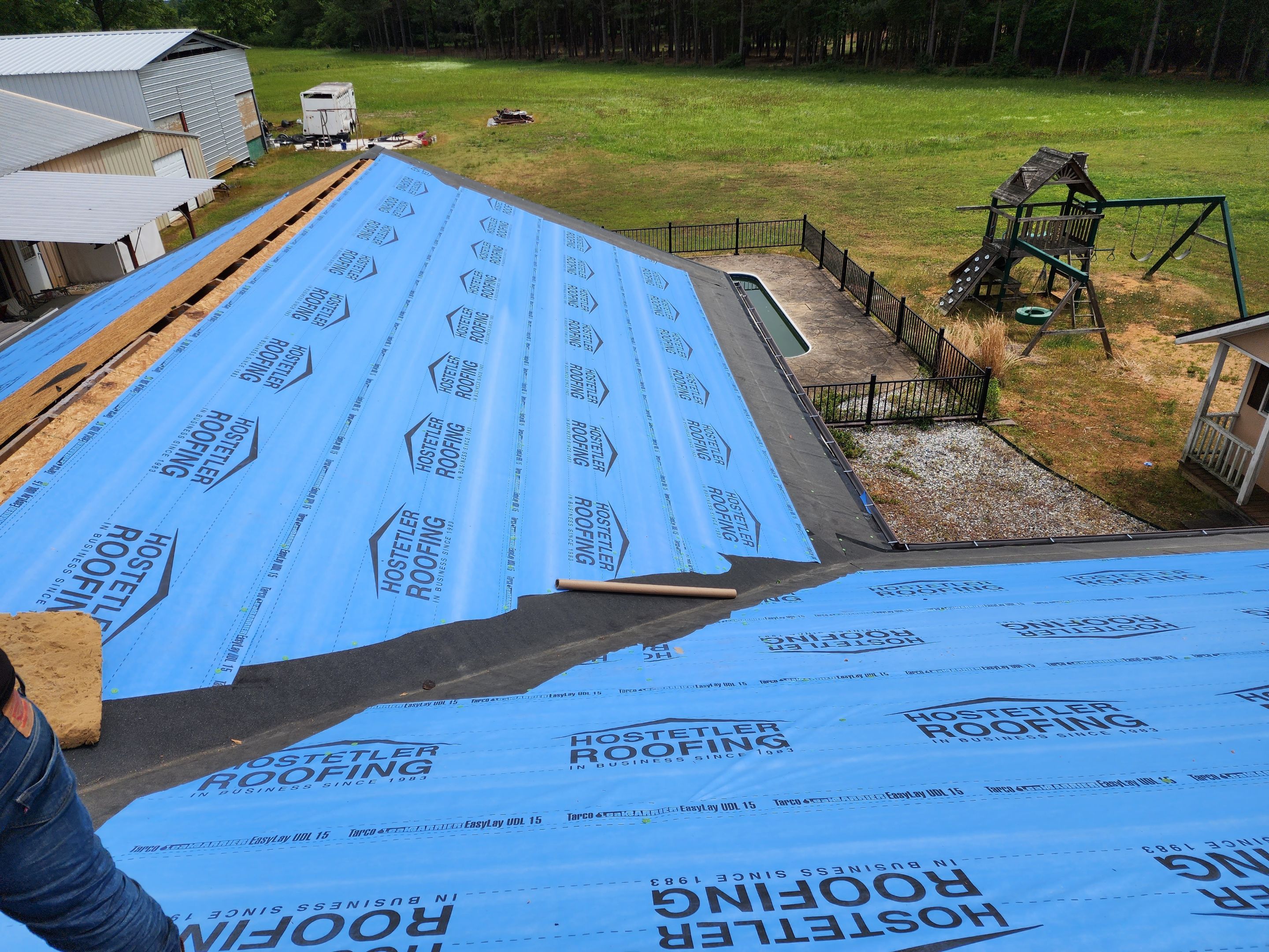 Residential Shingle Reroof using Malarkey Vista by Hostetler Roofing