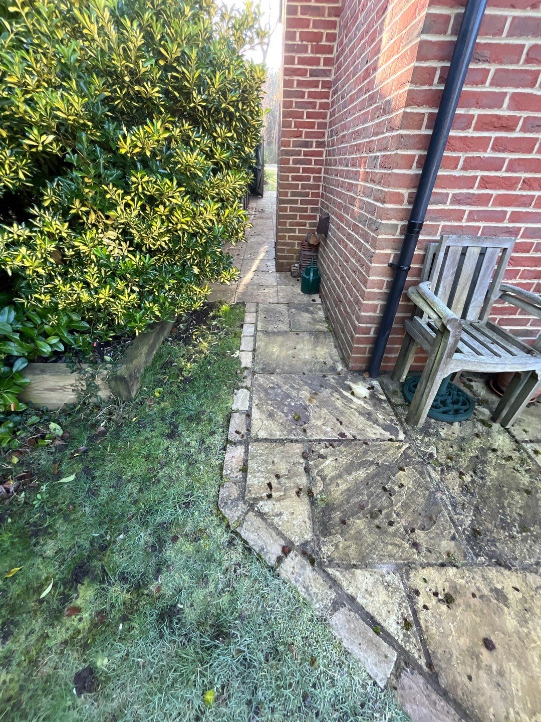 Exterior Clean - Roof - Patio - Driveway using Honda 15lpm Low Pressure Washing Machine by Ges Exterior Cleaning ltd