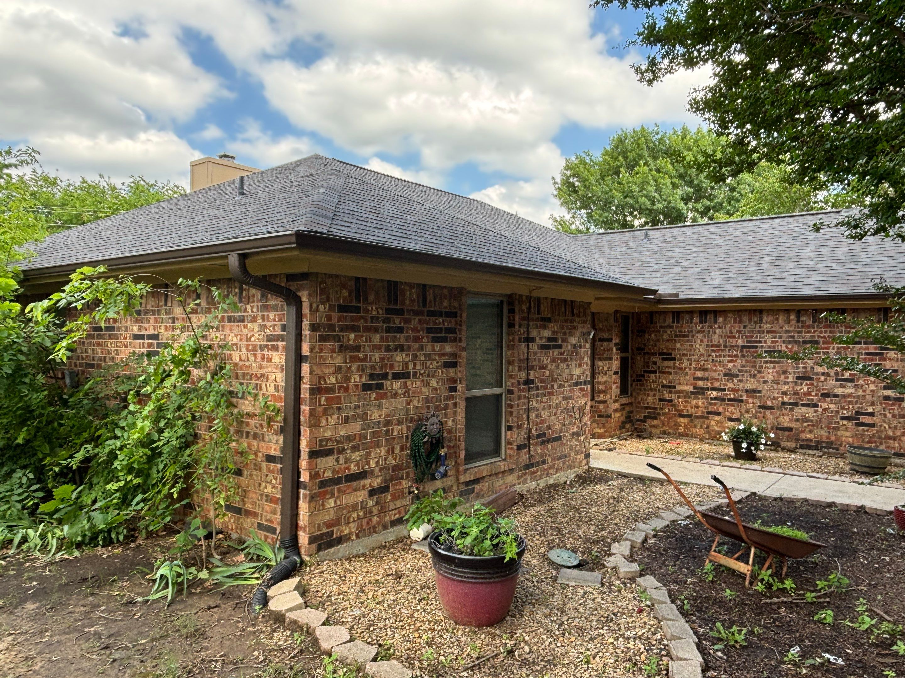 New Sky light/ New Roof/ Gutters and Fence Staining.  by Berry Good Roofing 