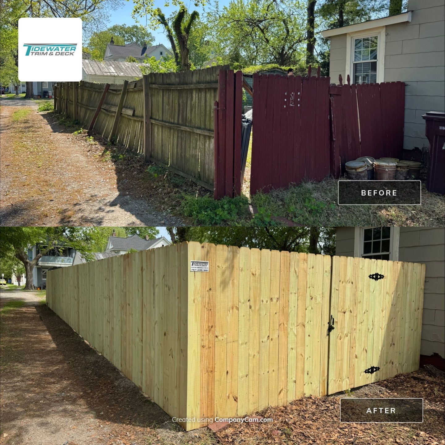 Backyard Charm Starts Here by Tidewater Fence