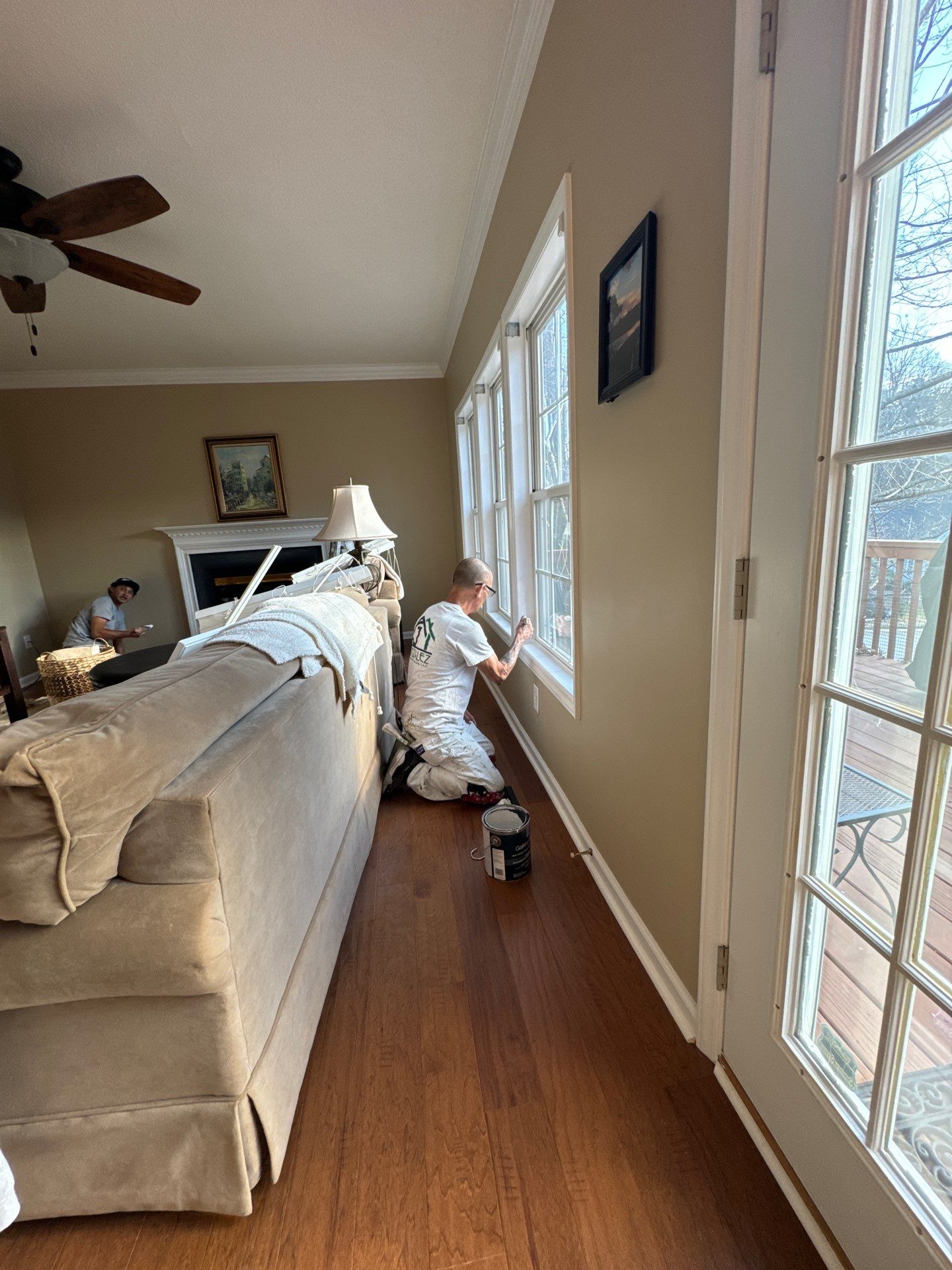 Cabinet painting by GonzalezPainters & Contractors Inc 