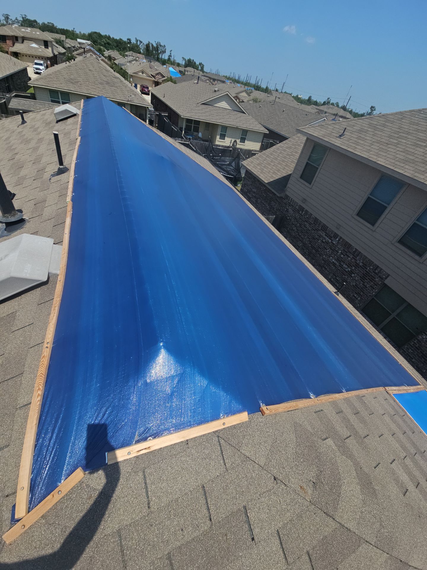 Residential Roofing Repair using Owen's Corning Duration (Lifetime) Shingles by Roof Repair Company