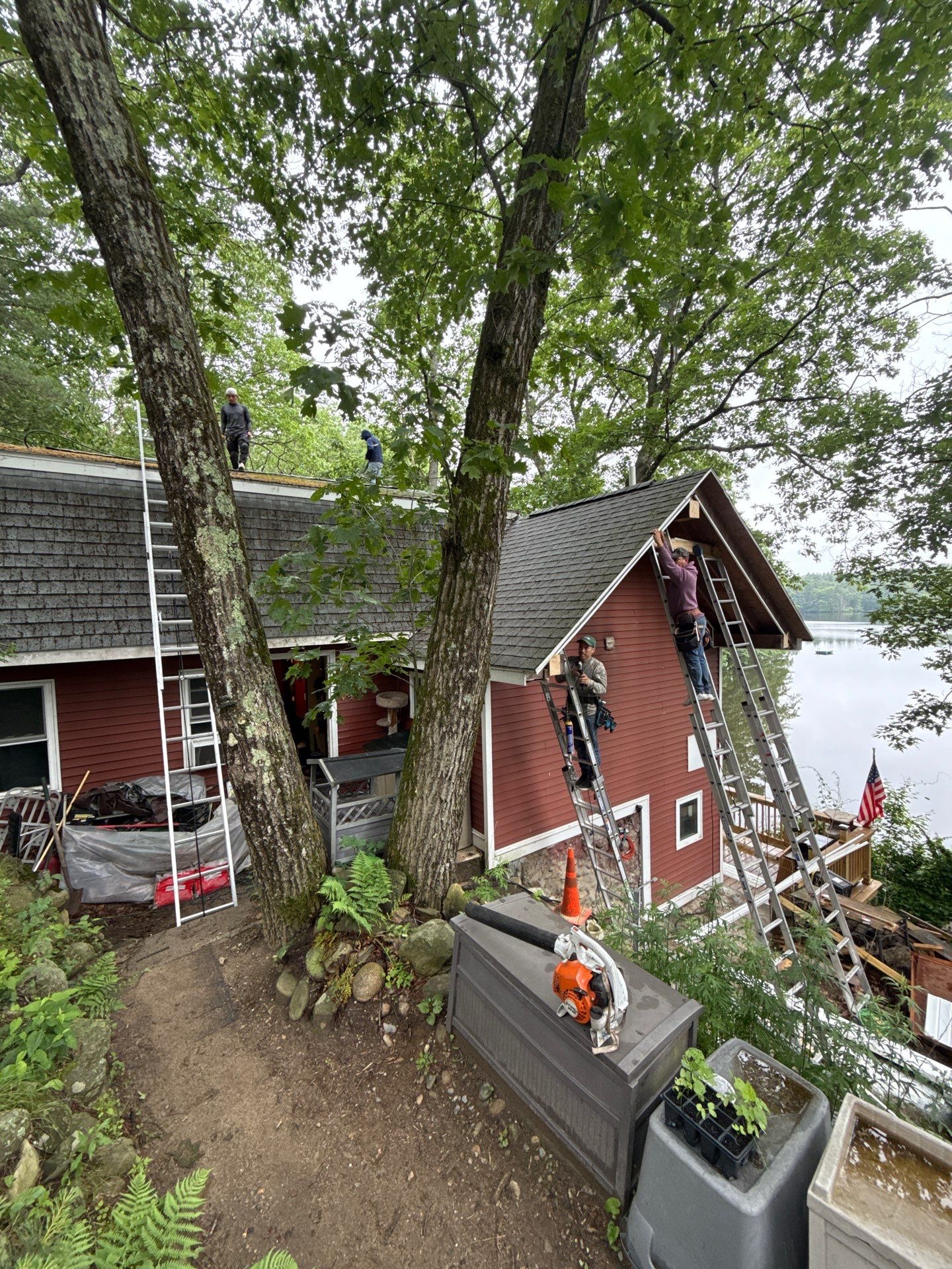 Leak Repair & Roof Wash – Groton, MA by Mighty Dog Roofing of Greater Middlesex County