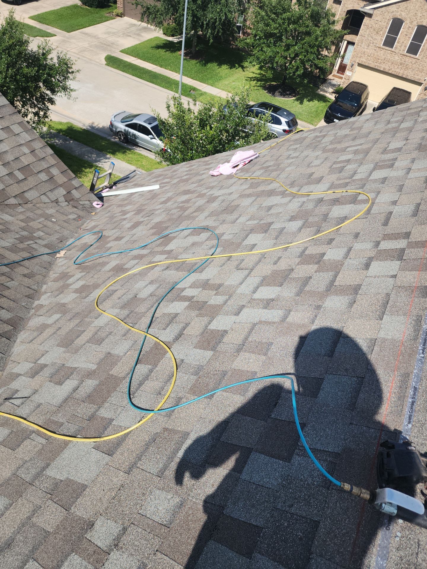 Residential Roofing Installation using Owen's Corning Duration (Lifetime) Shingles by Roof Repair Company