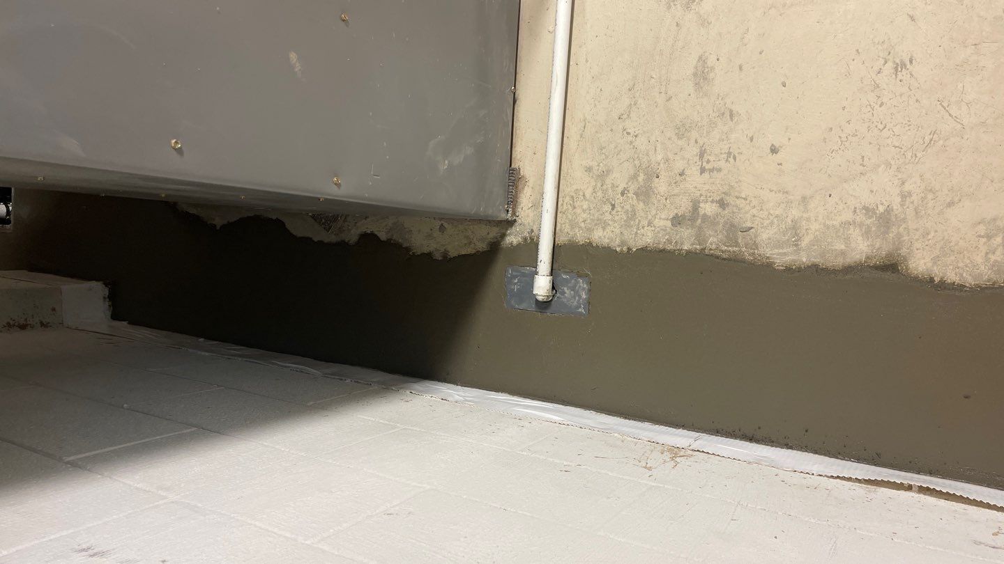 Interior Basement Waterproofing System by Toledo Basement Repair