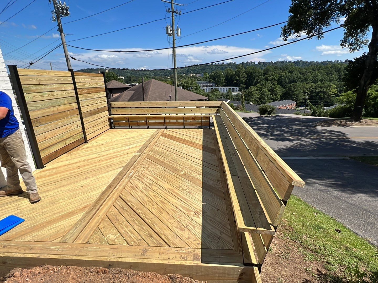 Independence Drive - Deck Installation   by Pillar and Pine