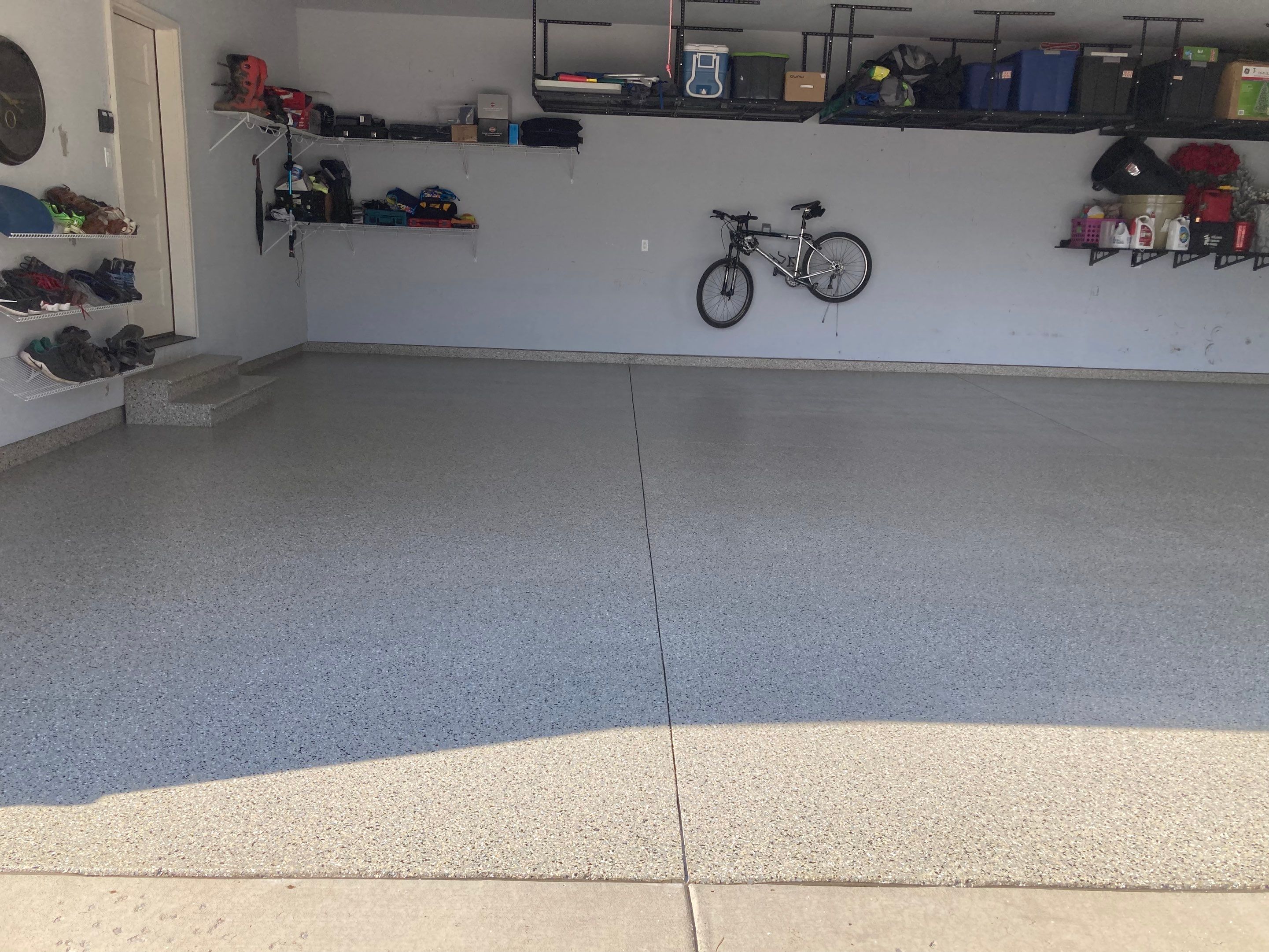 Driveway Transformation using Mediterranean Colorway by Croc Coatings, LLC