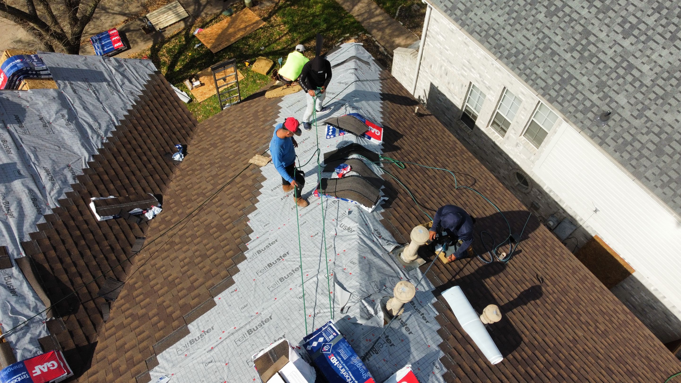 Project in Dallas by Zeus Exteriors