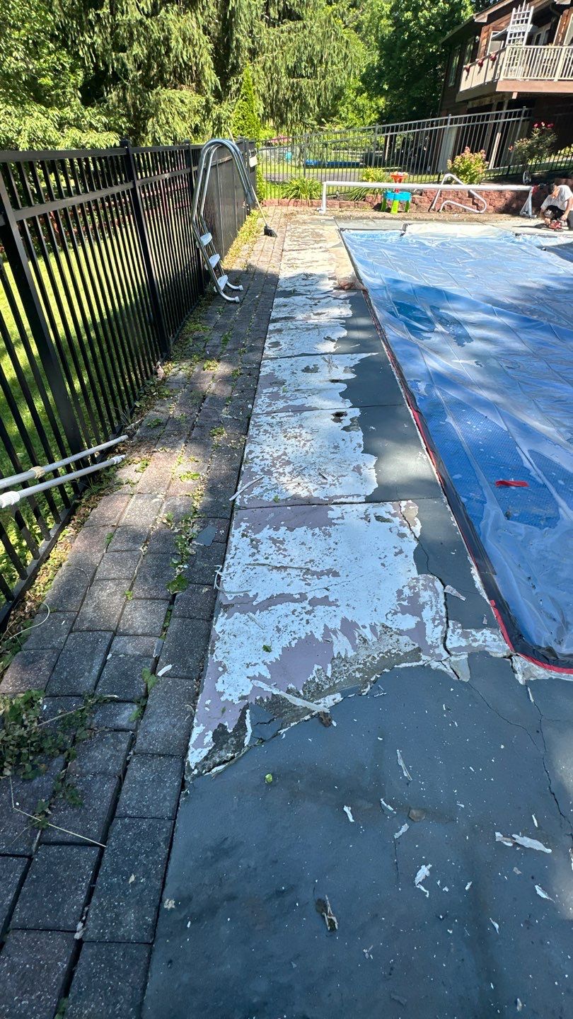 Pool Deck Project in Coraopolis by Floors in a Day, Inc