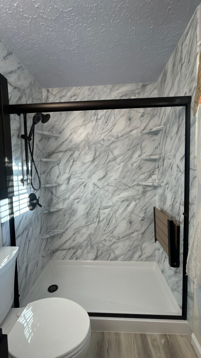 Tub to Shower Remodel by BathPlanet SW Virginia