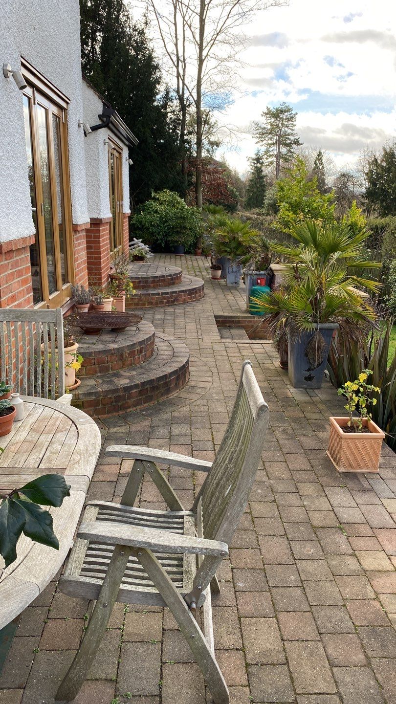 Driveway And Patio Clean using honda 21 ltr/min by Ges Exterior Cleaning ltd