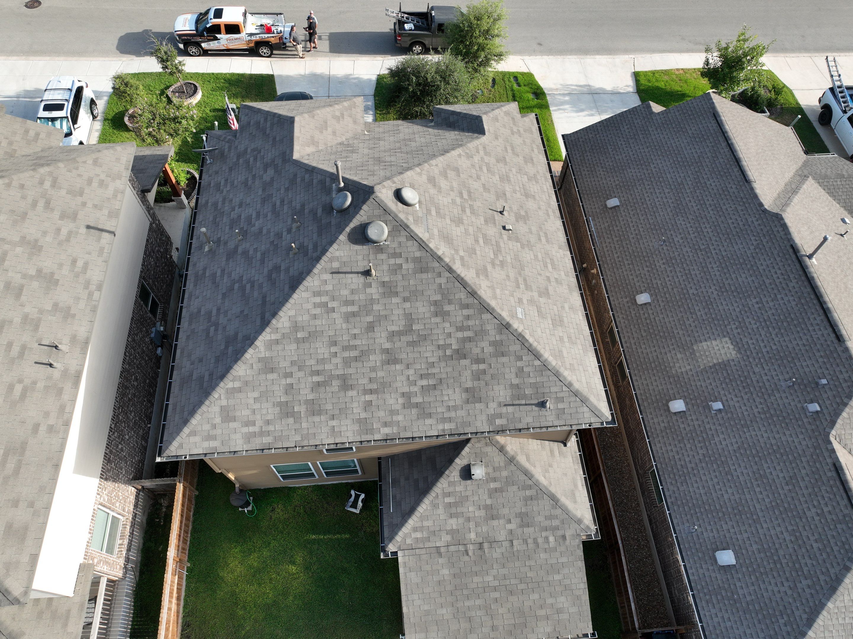Residential Roofing Installation using Owens Corning 30 year Architectural Shingles by Premier Roofing and Contracting