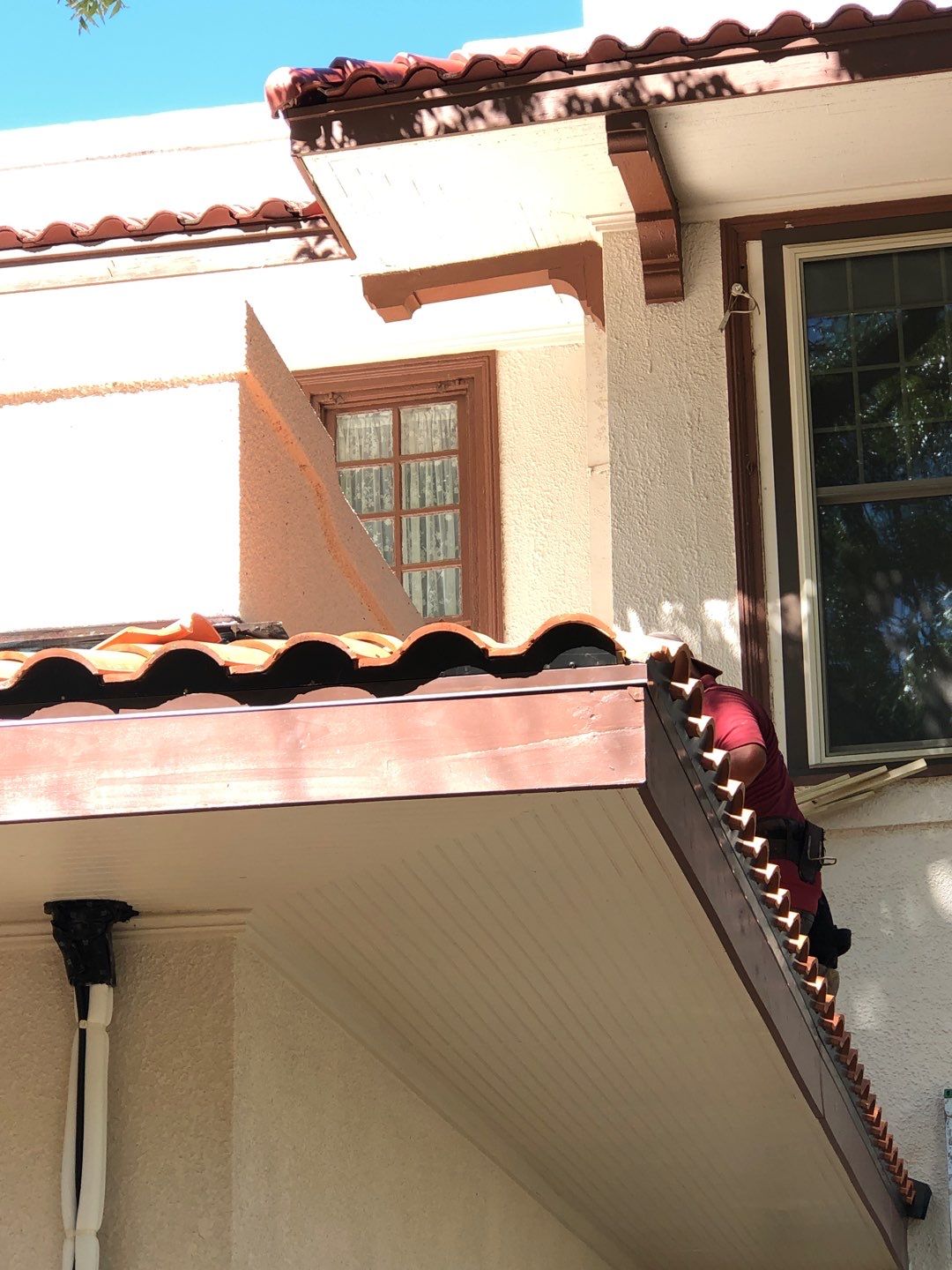Tile roof project by Springtree Restoration 