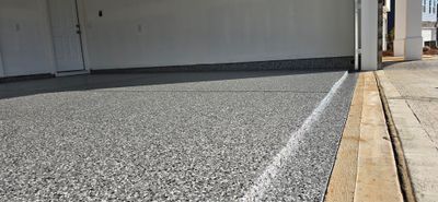 Garage using Wombat by Elite Floor Solutions