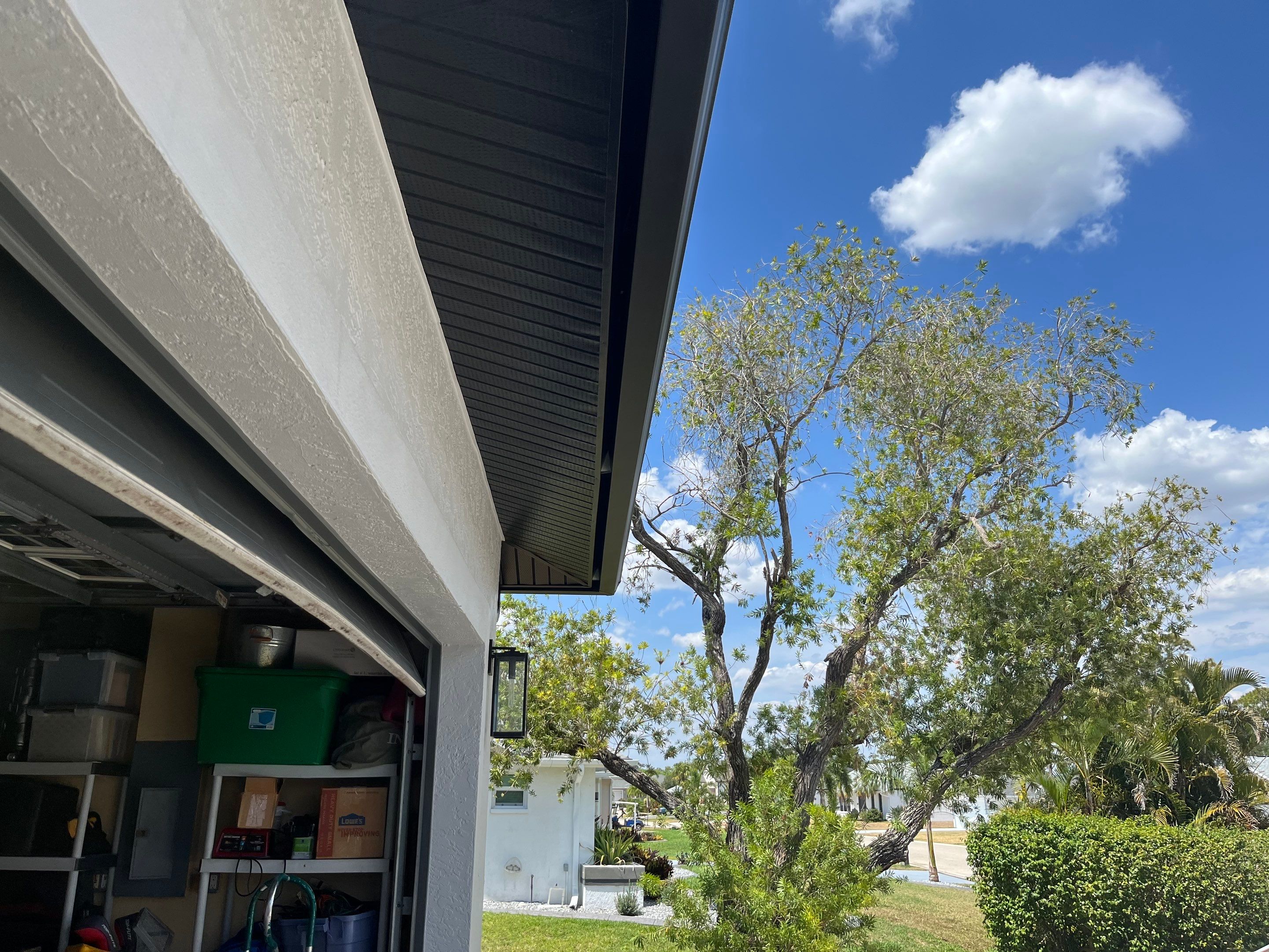 New Soffit and Fascia and Gutters in North Fort Myers FL by Gutter Professors