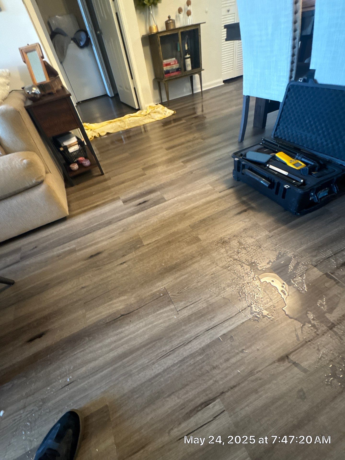 Water Damage using Drying Equipment by SuperClean 
