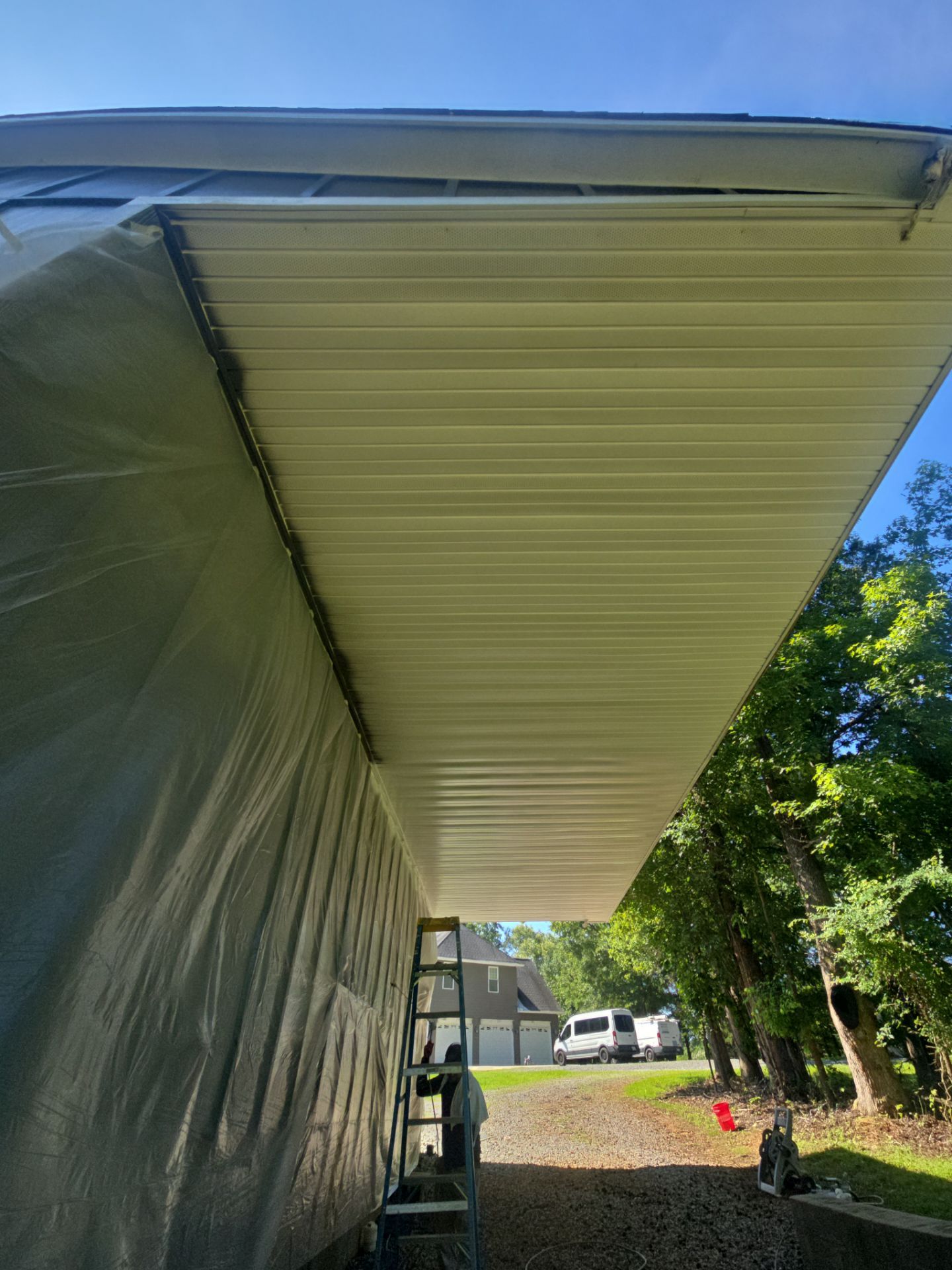 Siding replacement, exterior painting, and front door staining. by GonzalezPainters & Contractors Inc