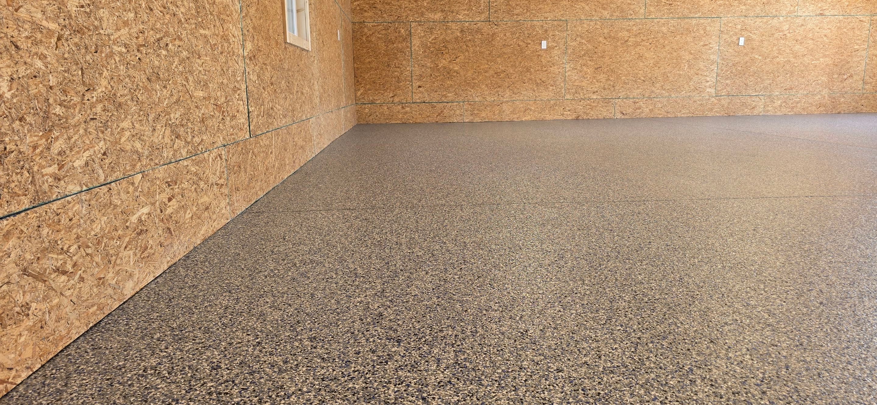 Garage using Tidal Wave by Elite Floor Solutions