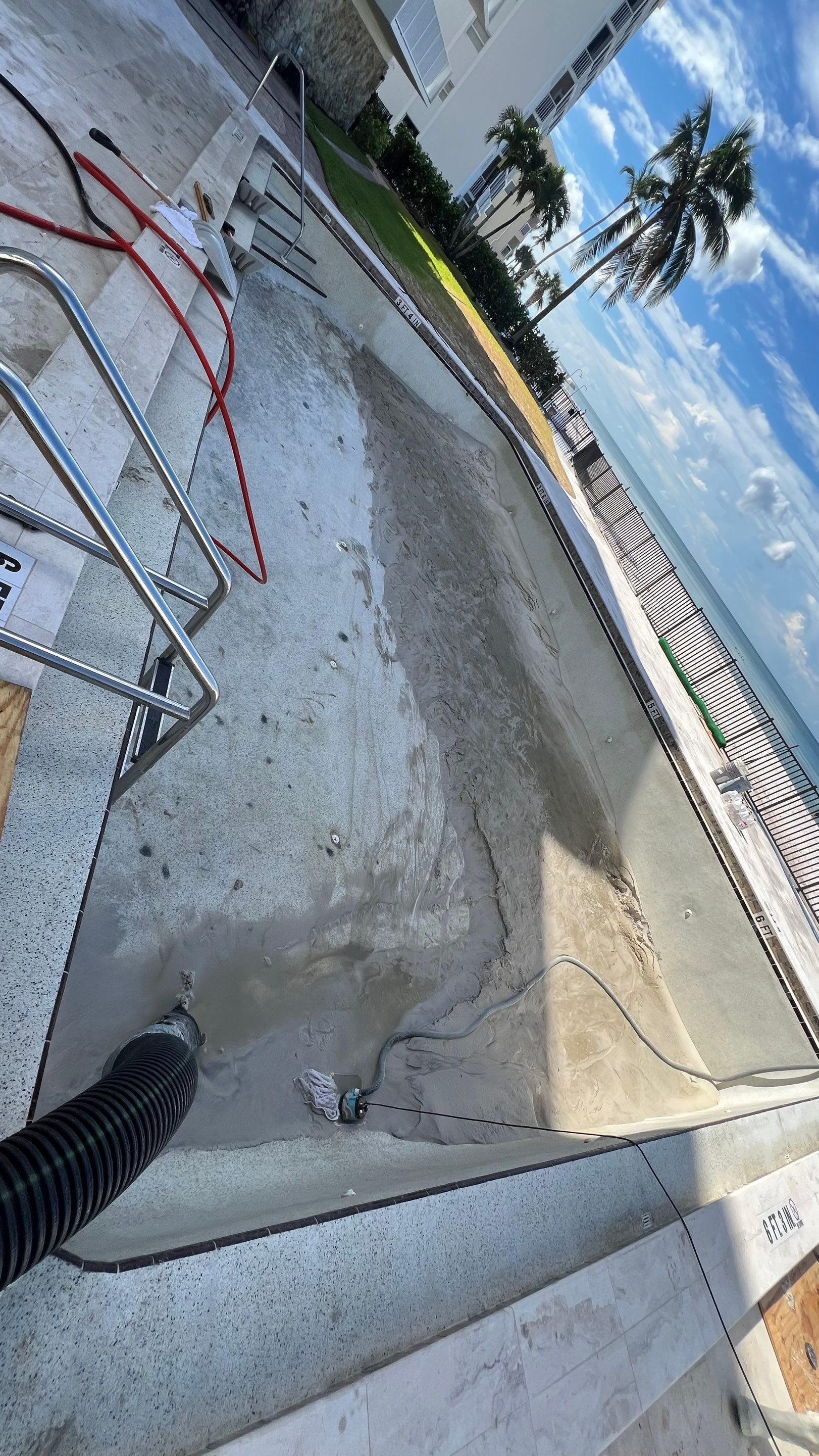 Naples Condo Pool Cleanout by APS Power & Water