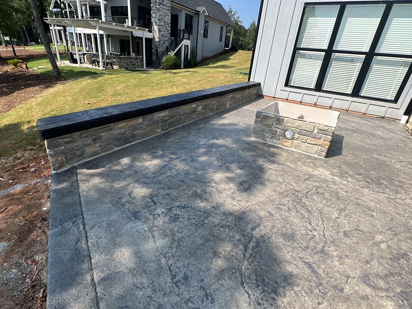 Stamped Concrete Patio by Xtreme Concrete Services