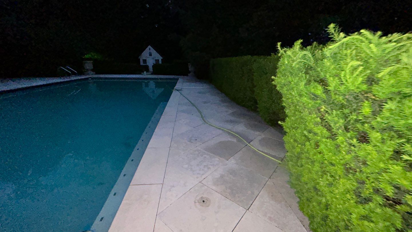 Brick paver clean, sand and seal.  using Algaecide, soft wash soap by Northern Power Washing LLC.