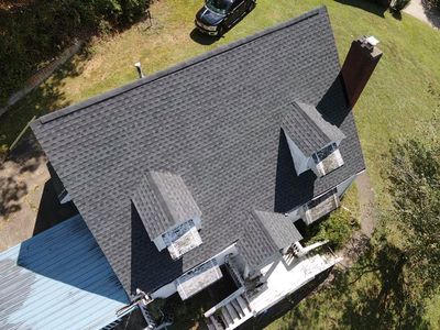Residential Roofing Installation using GAF Timberline HDZ Charcoal