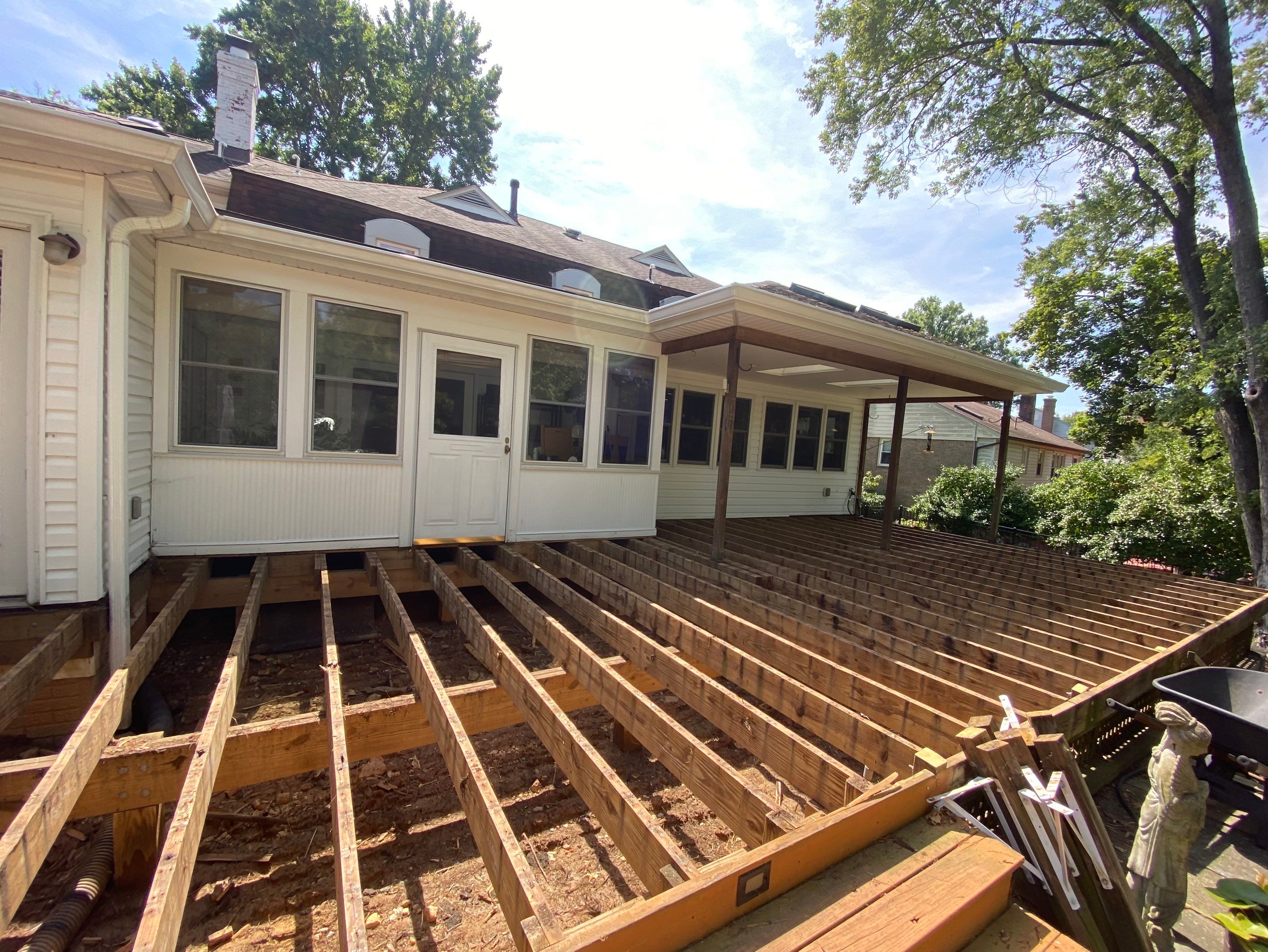 Deck Transformation using Timbertech & Azek by The Smet Companies, LLC
