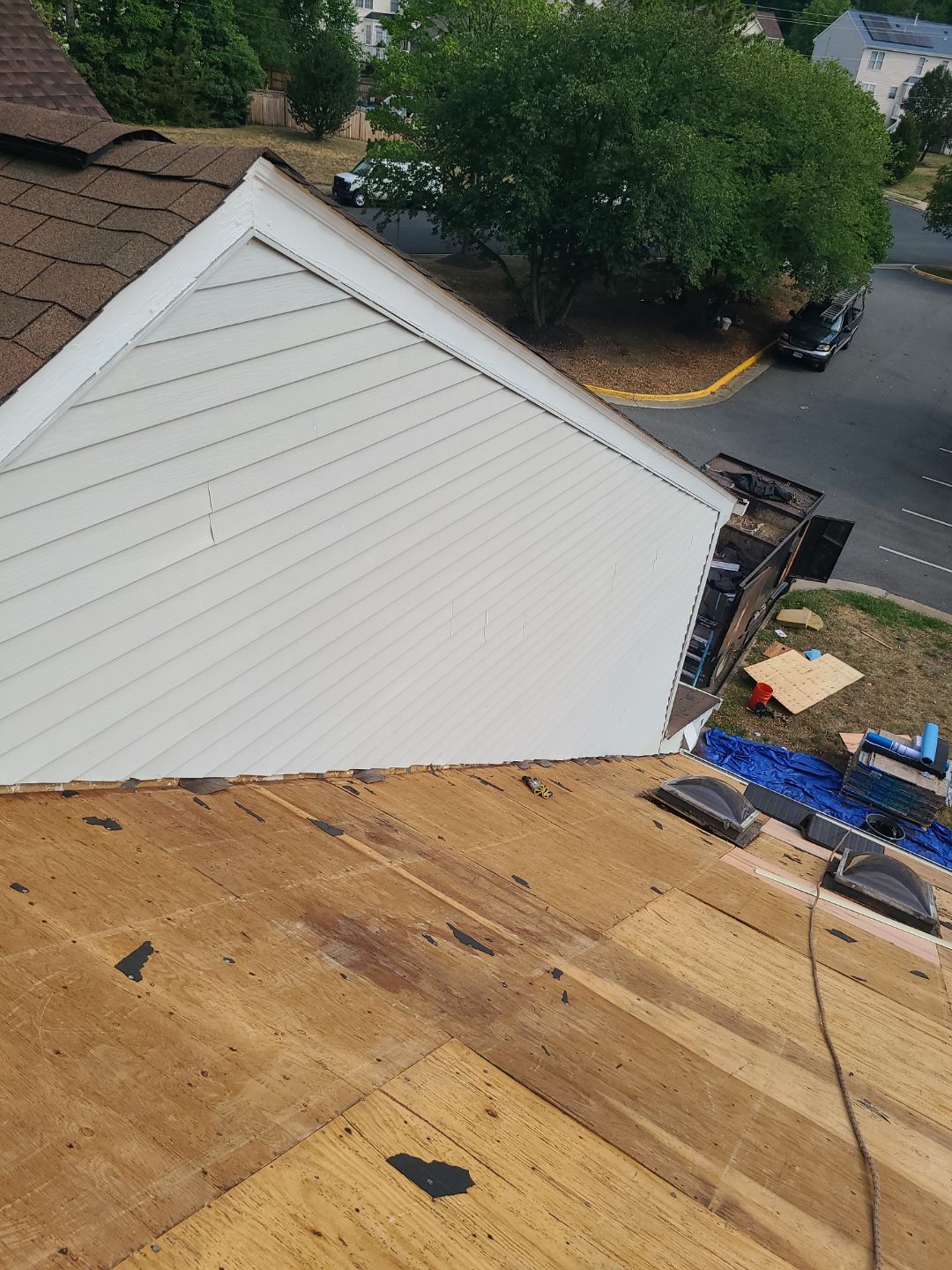 Montclair: Roof Installation with CertainTeed Landmark Designer Shingles in Burnt Sienna by RM Banning, Inc.