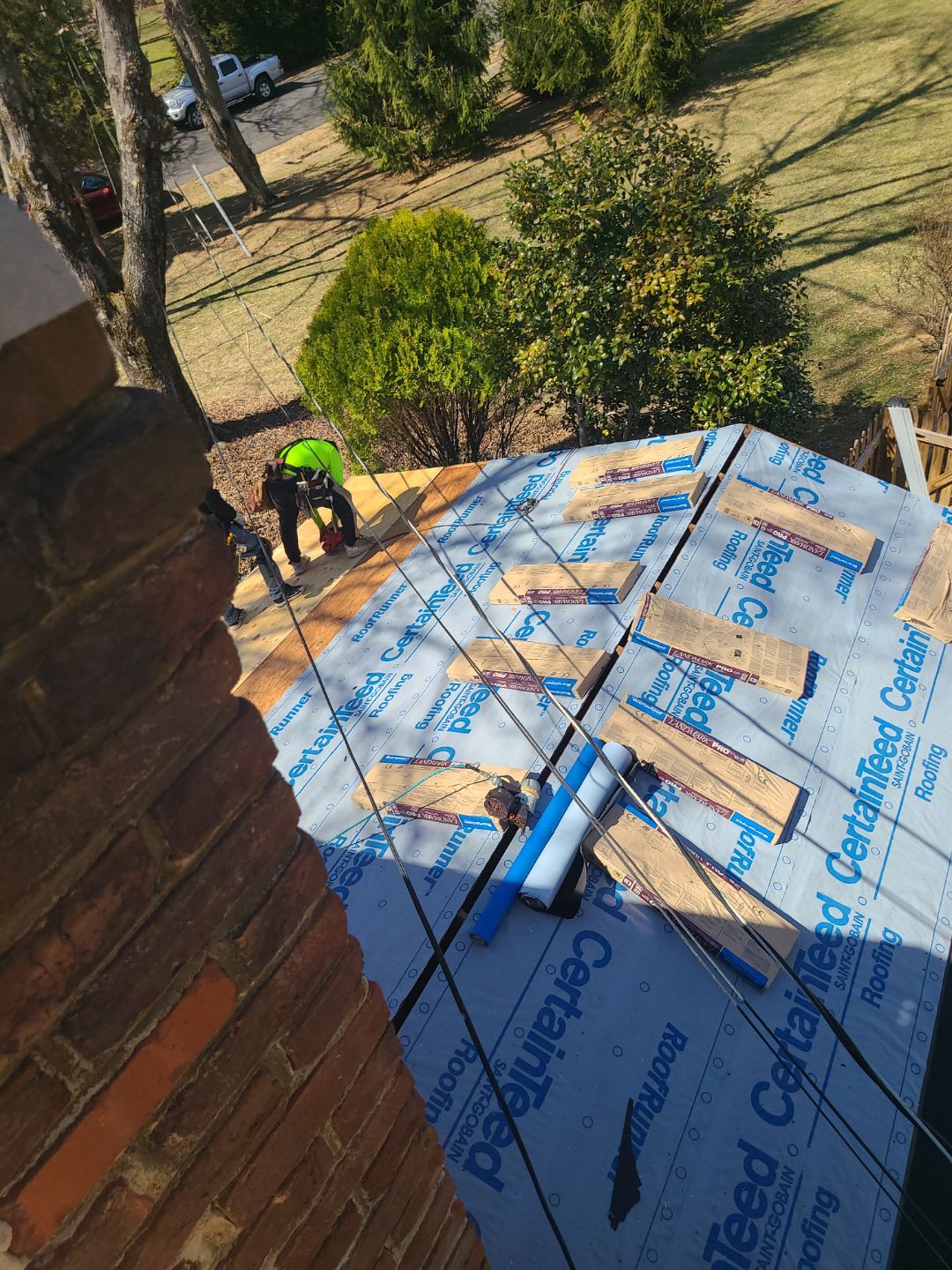 Great Falls: Residential Roof Replacement with CertainTeed Landmark Pro in Max Def Resawn Shake by RM Banning, Inc.