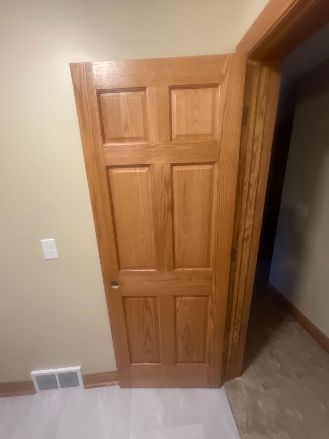 Door Staining using Minwax Stain by Callaway Contracting LLC
