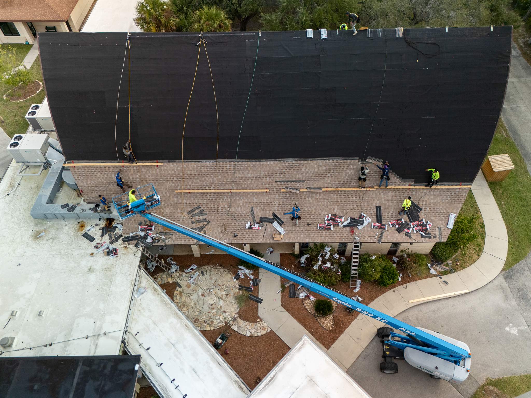 Multi-Surface Roof Replacement for Local Church in Cocoa Beach, Florida by Wiedmann Construction & Roofing